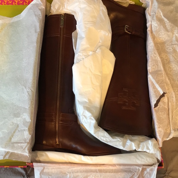 New Tory Burch Blaire Riding Boots - Picture 2 of 6